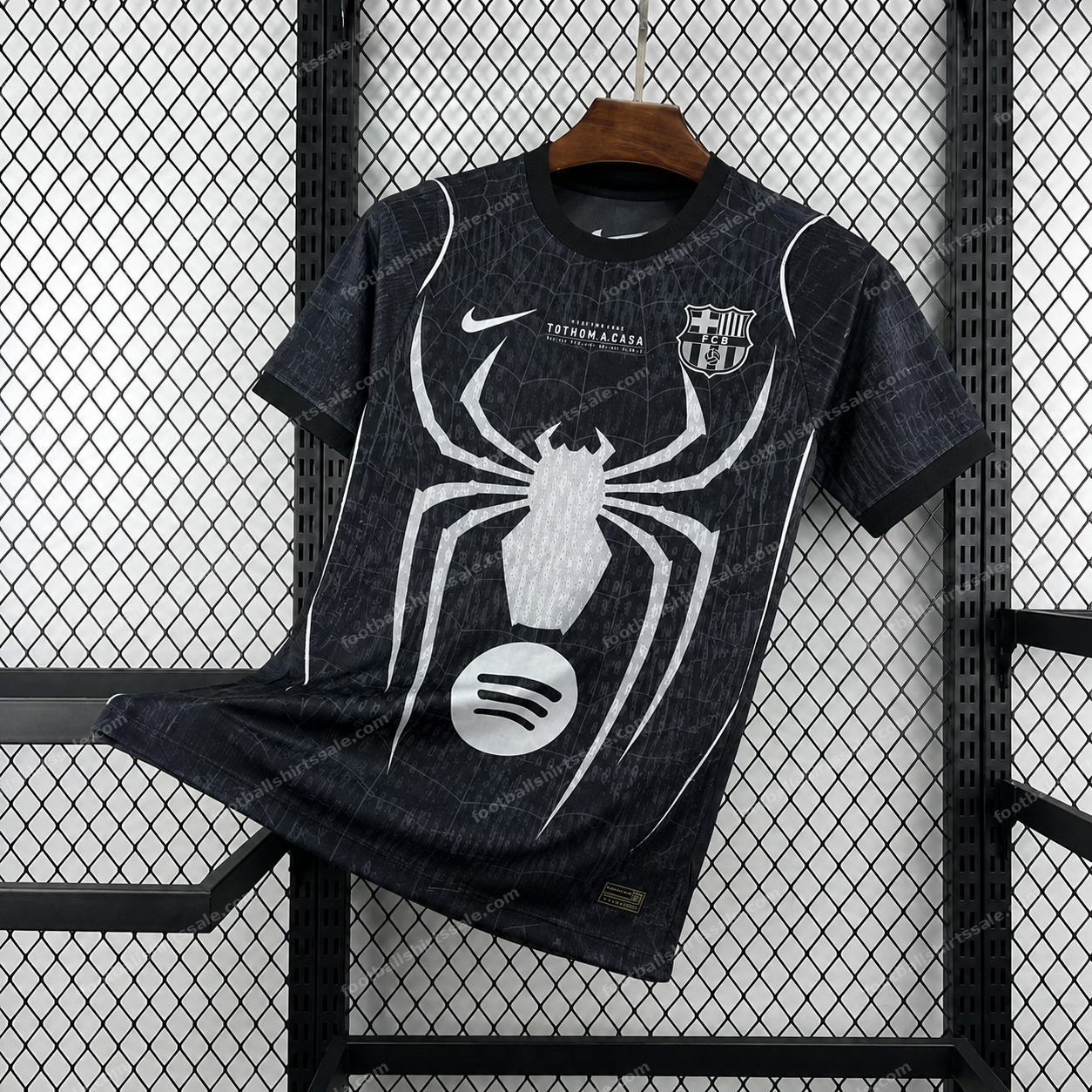 2026/2027 Barcelona X Spiderman Black Football Shirt