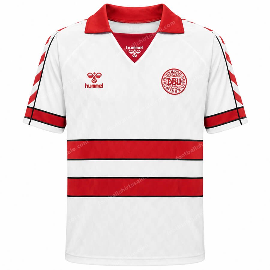 Denmark Away Football Shirt 1988