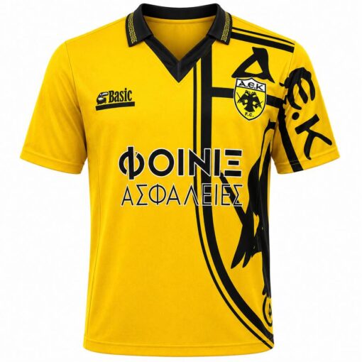 Retro Aek Athens Home Shirt 94 95
