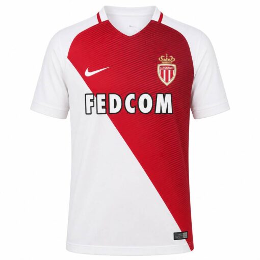 Retro As Monaco Home Shirt 16 17