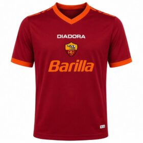 Retro As Roma Home Shirt 06 07