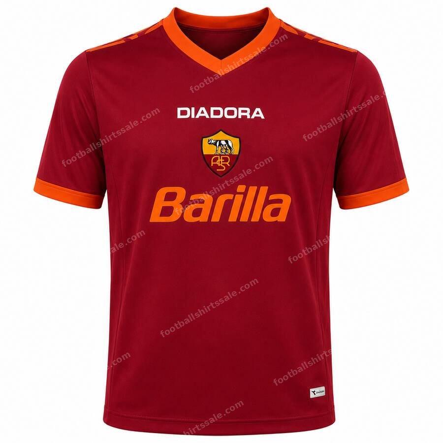 Retro As Roma Home Shirt 06 07