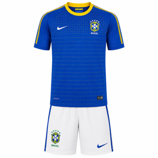 Retro Brazil Away Kids Kit 2010