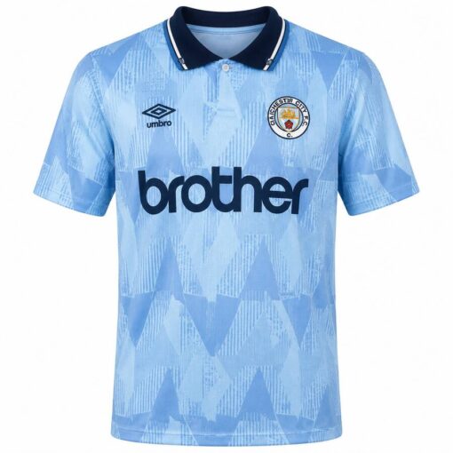 Retro Manchester City Home Shirt 89 90