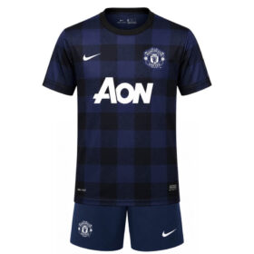 Retro Manchester United Away Kids Kit 13 14