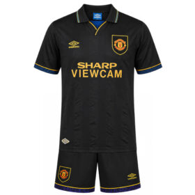 Retro Manchester United Away Kids Kit 93 94