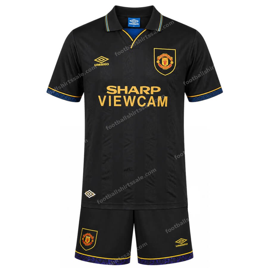 Retro Manchester United Away Kids Kit 93 94