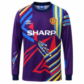 Retro Manchester United Goalkeeper Shirt 1992 Purple