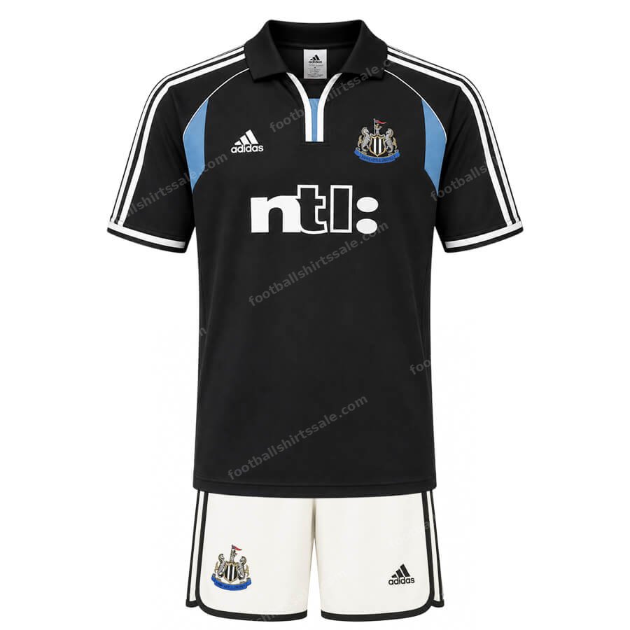 Retro Newcastle United Away Kids Kit 00 01