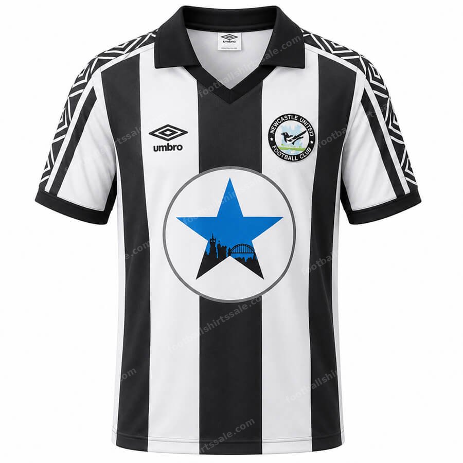 Retro Newcastle United Home Shirt 80 82