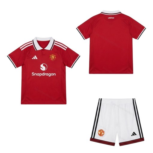 Manchester United Home Kids Football Kit 26/27