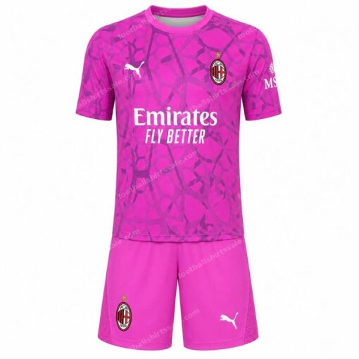 AC Milan Goalkeeper Kids Football Kit