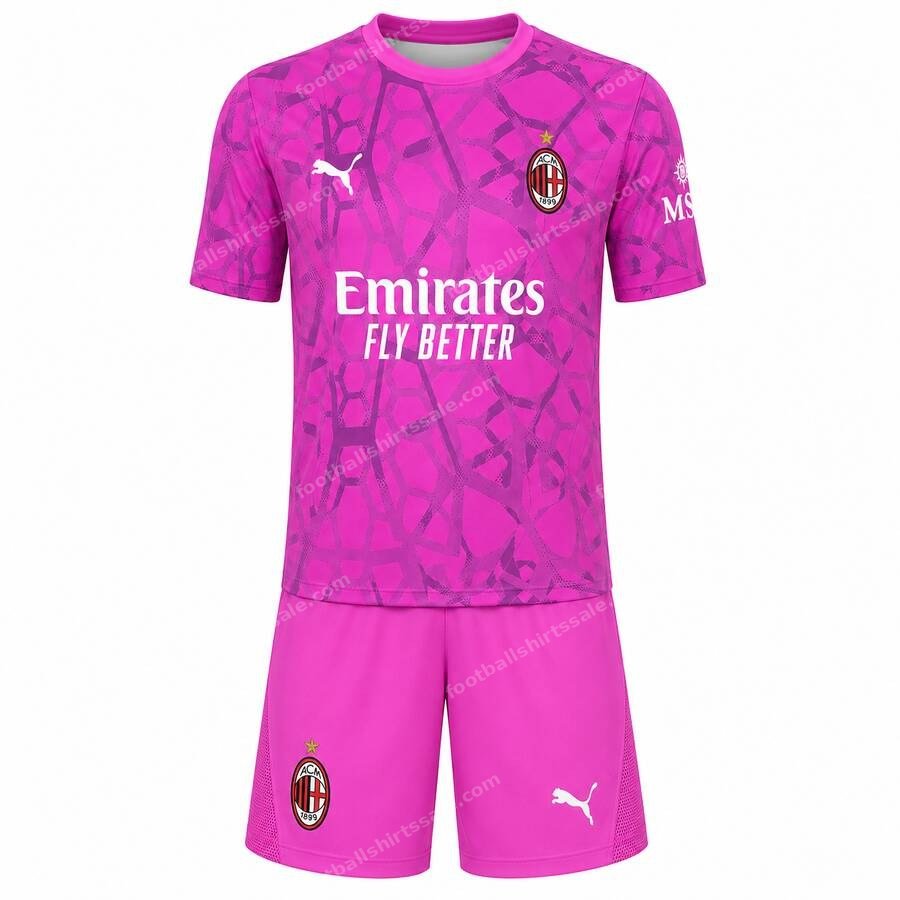 AC Milan Goalkeeper Kids Football Kit
