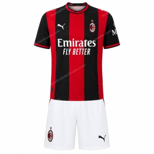 AC Milan Home Kids Football Kit