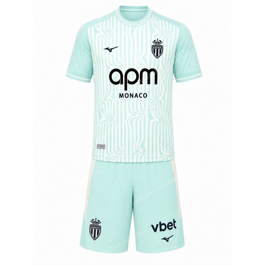 Monaco Third Kids Football Kit