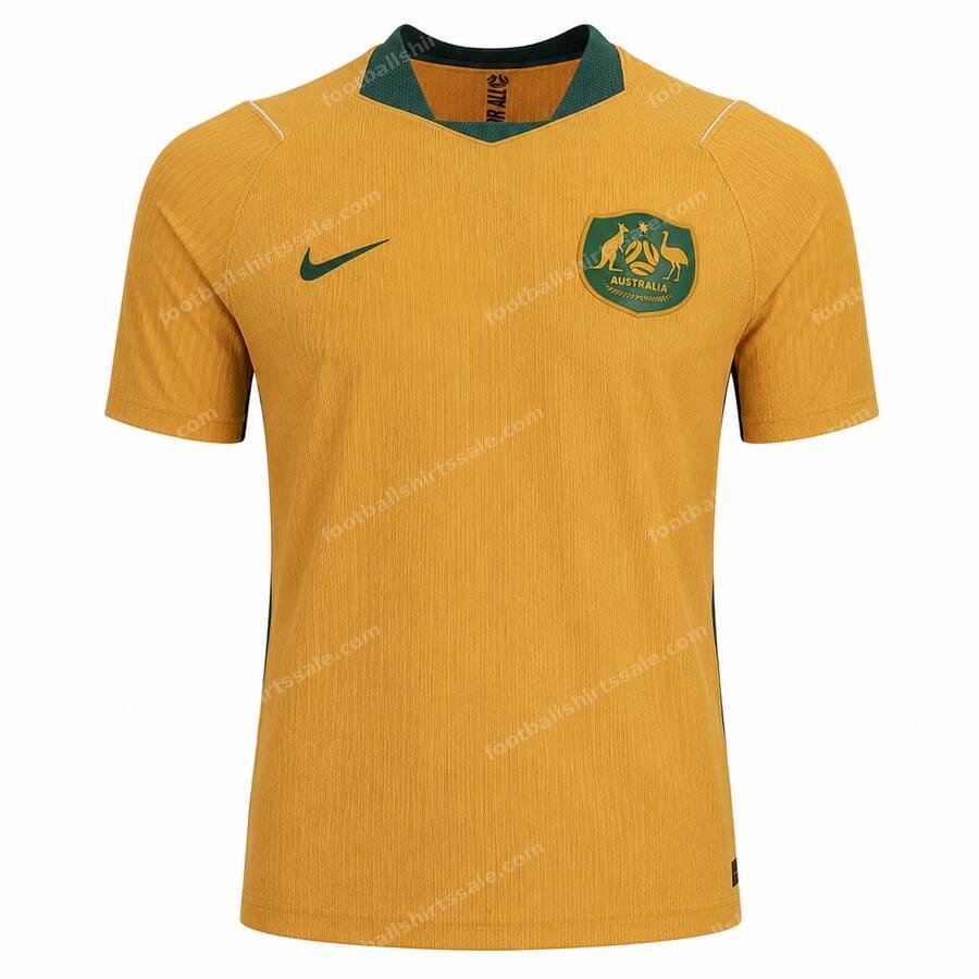 Australia Home Player Version Football Shirt