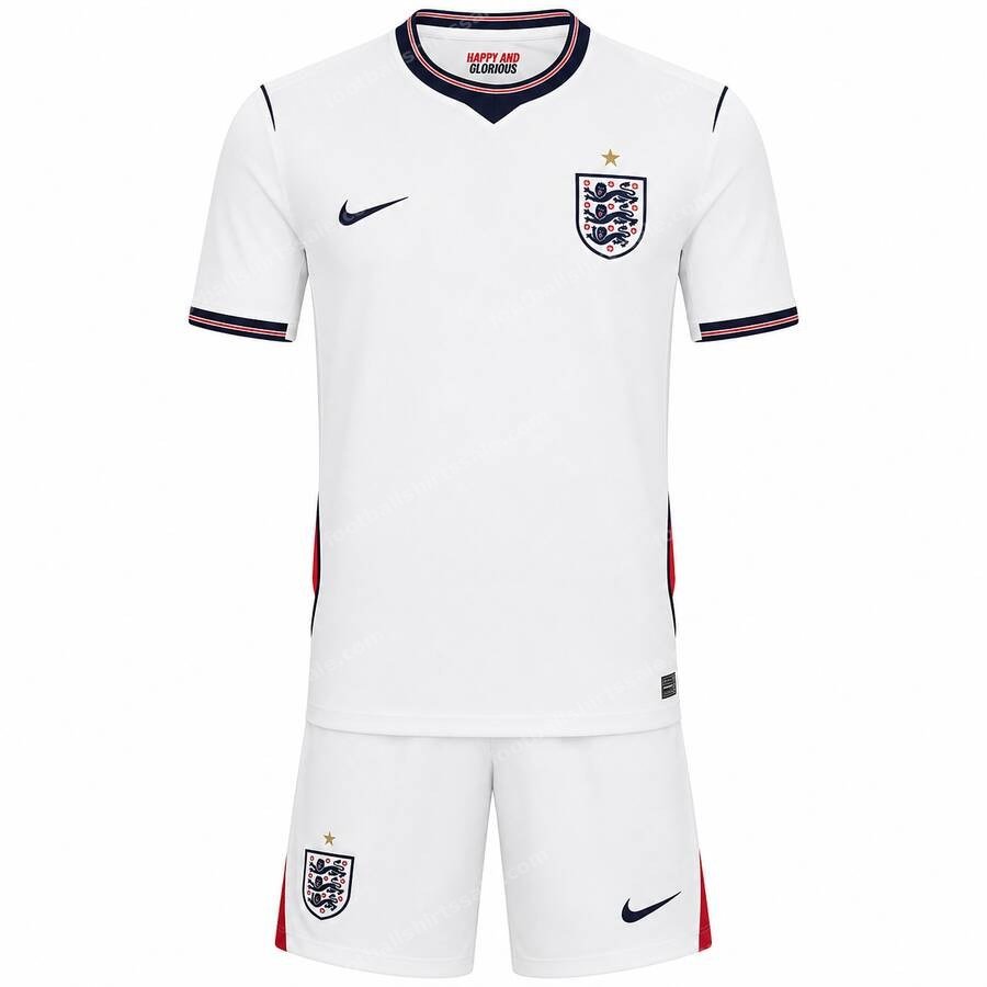 England Home Kids Football Kit
