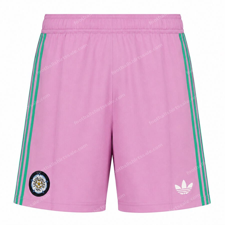 Leeds United Goalkeeper Pink Football Shorts