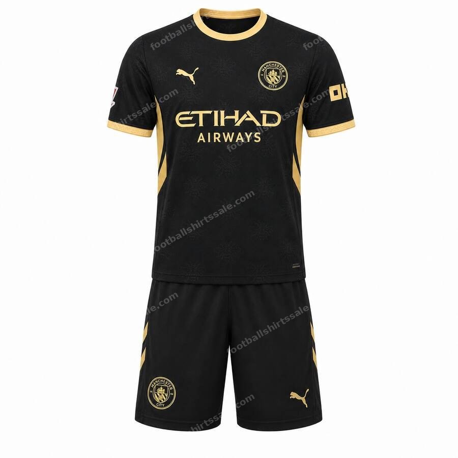 Manchester City Away Kids Kit