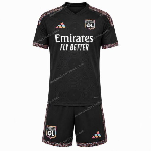 Olympique Lyon Third Kids Football Kit