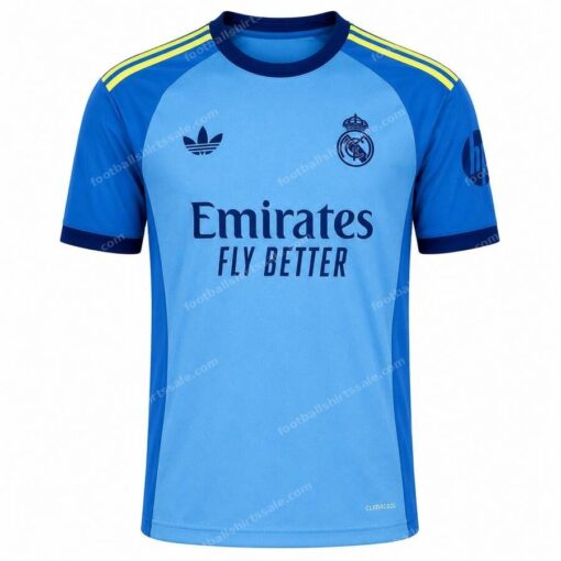 Real Madrid Home Goalkeeper Blue Football Shirt
