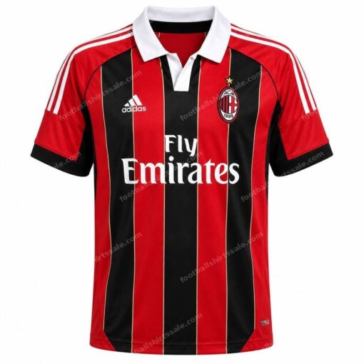 AC Milan Retro Home Football Shirt 12/13