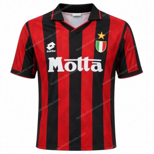 AC Milan Retro Home Football Shirt 92/94