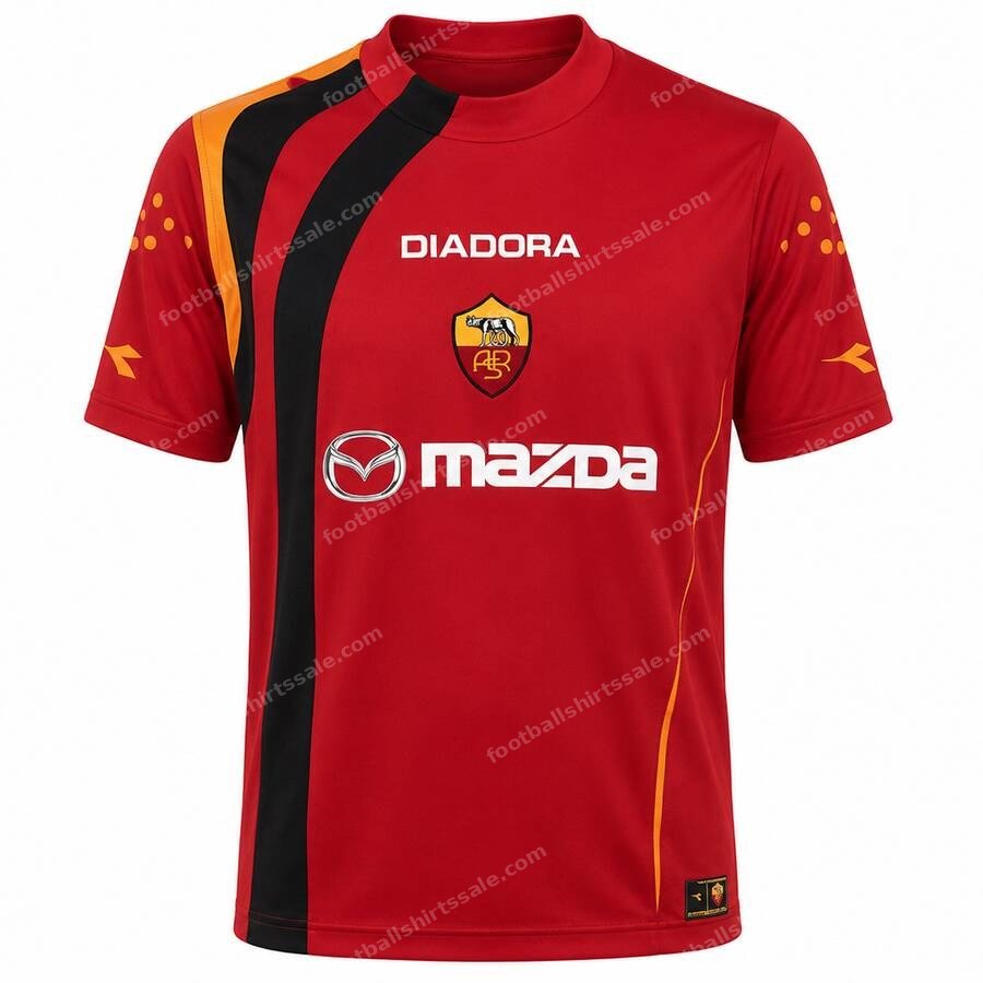 AS Roma Retro Home Football Shirt 04/05