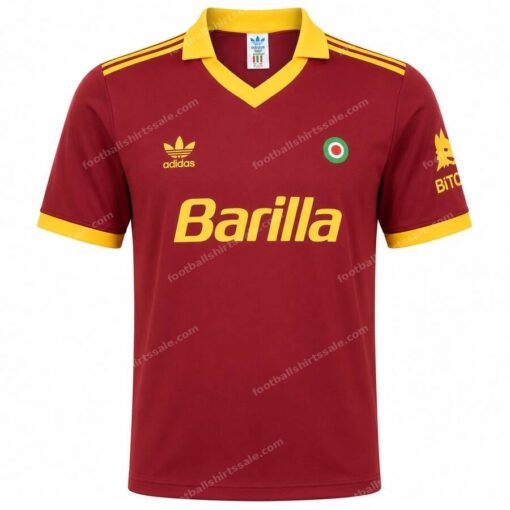 AS Roma Retro Home Football Shirt 91/92