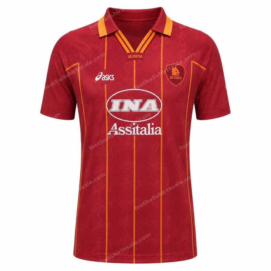 AS Roma Retro Home Football Shirt 96/97