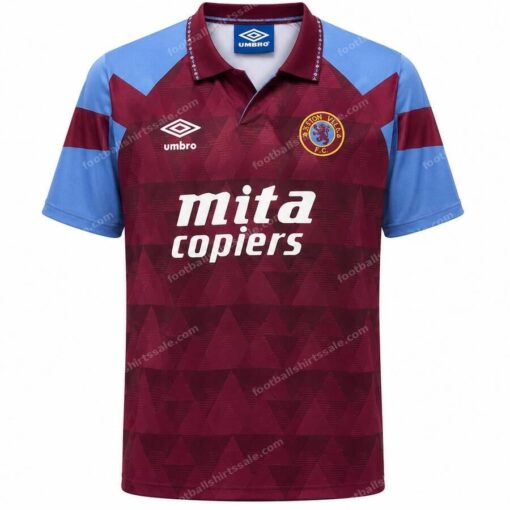Aston Villa Retro Home Football Shirt 90/92