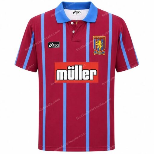Aston Villa Retro Home Football Shirt 93/95