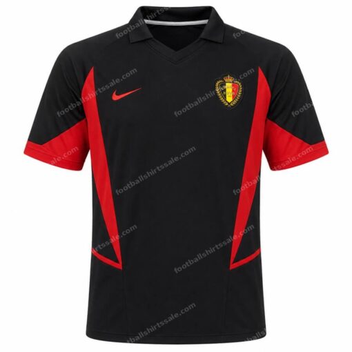 Belgium Retro Away Football Shirt 2002
