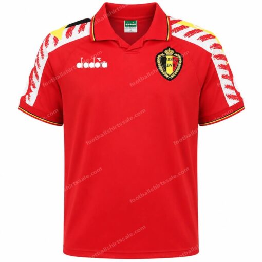 Belgium Retro Home Football Shirt 1996