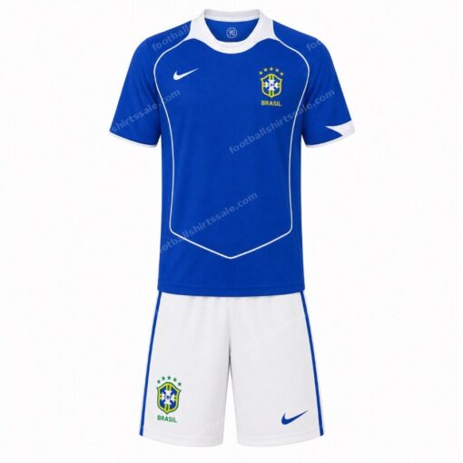 Brazil Retro Away Kids Football Kit 2004