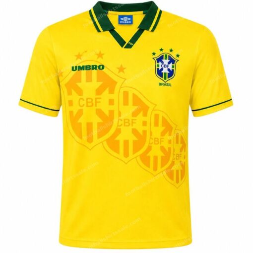 Retro Brazil Home Shirt 1996