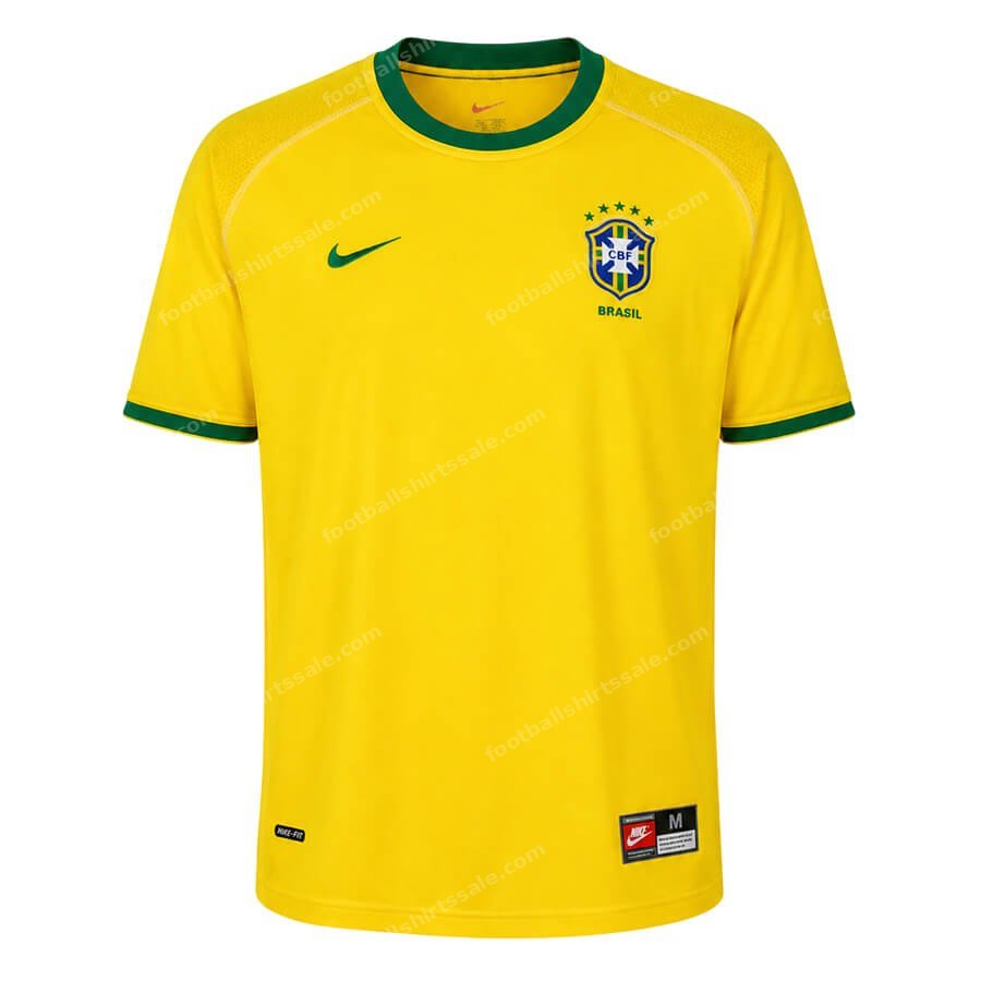 Retro Brazil Home Football Shirt 2000