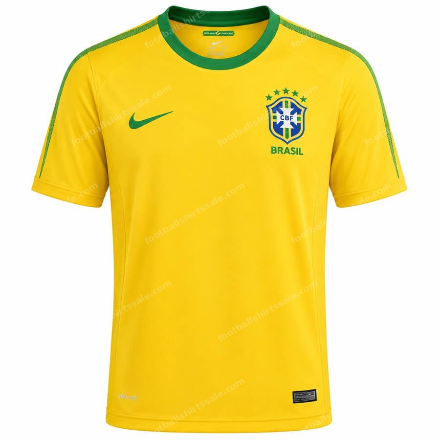 Brazil Retro Home Football Shirt 2010