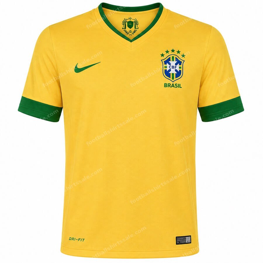 Brazil Retro Home Football Shirt 2012
