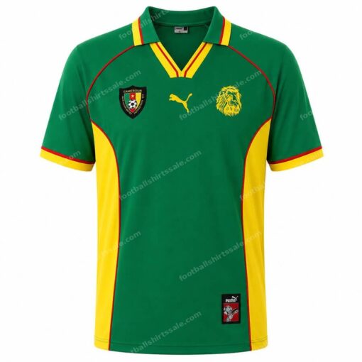 Cameroon Retro Home Football Shirt 1998