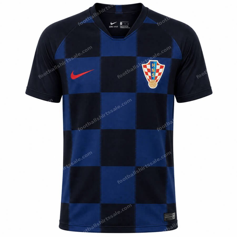 Croatia Retro Away Football Shirt 2018
