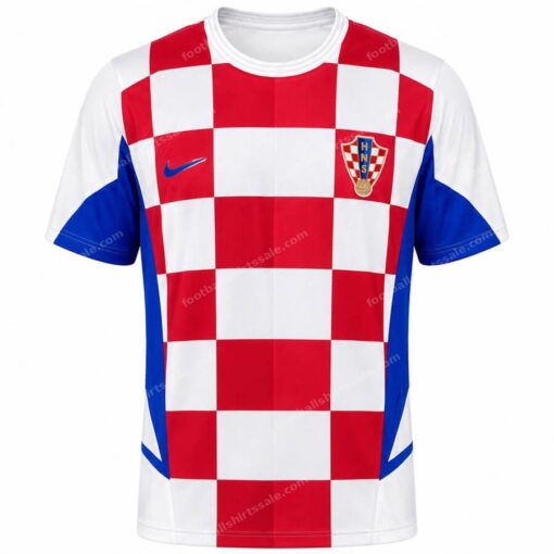 Croatia Retro Home Football Shirt 2002