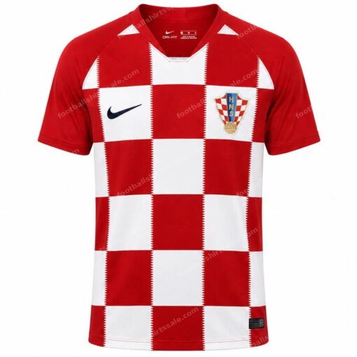 Croatia Retro Home Football Shirt 2018
