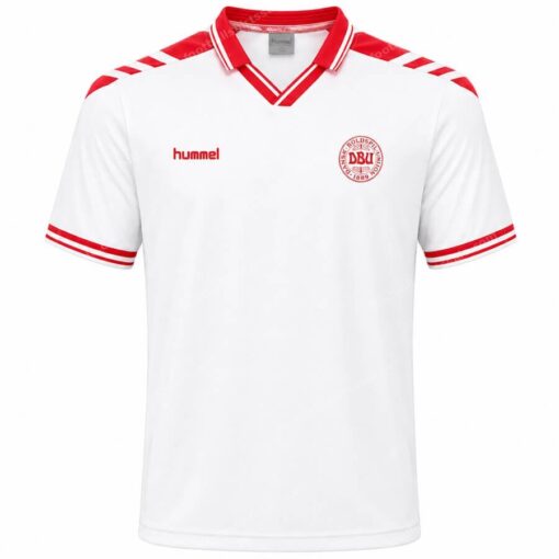 Denmark Retro Away Football Shirt 1998