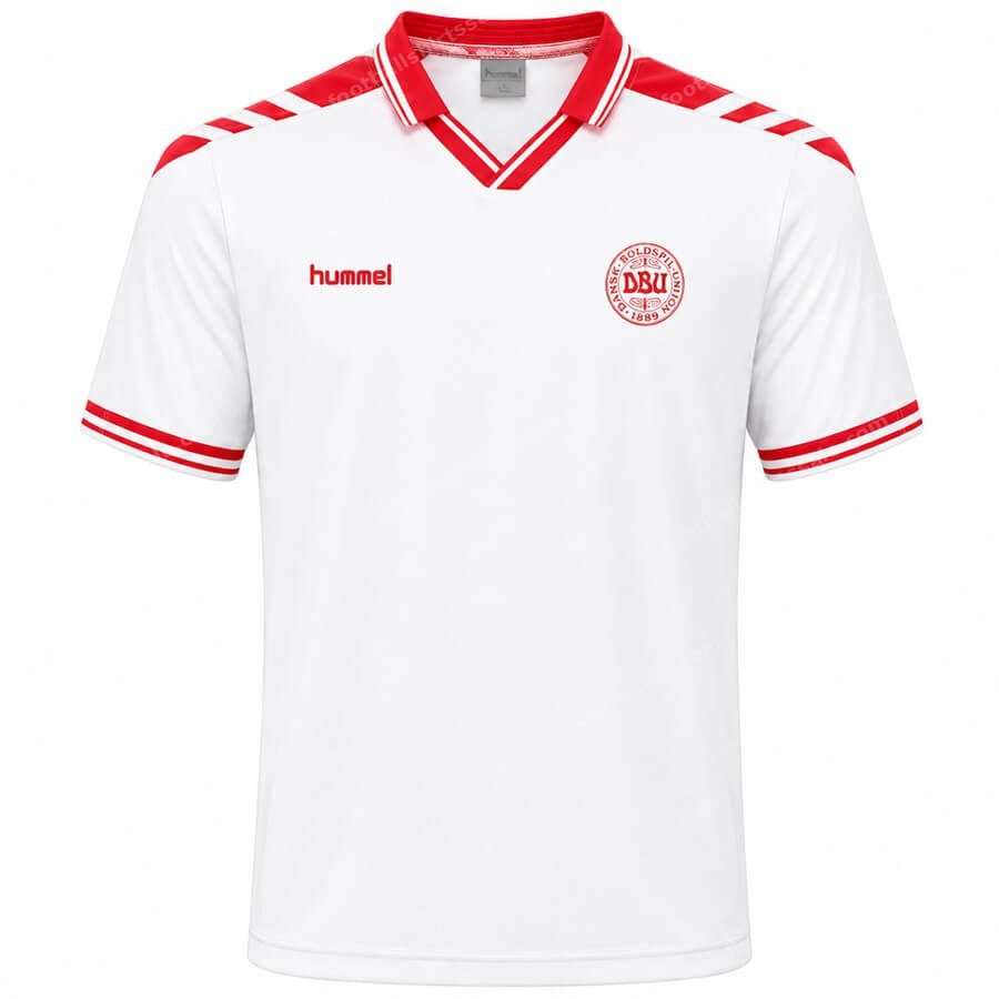 Denmark Retro Away Football Shirt 1998