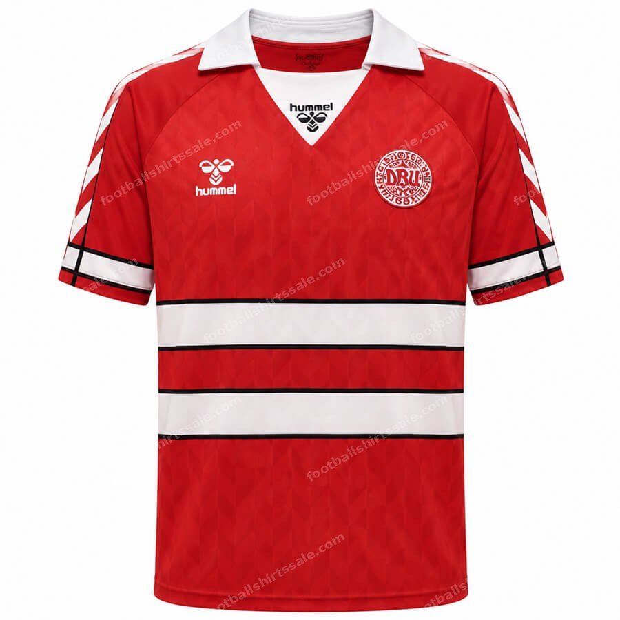 Denmark Retro Home Football Shirt 1988