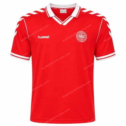 Denmark Retro Home Football Shirt 1998