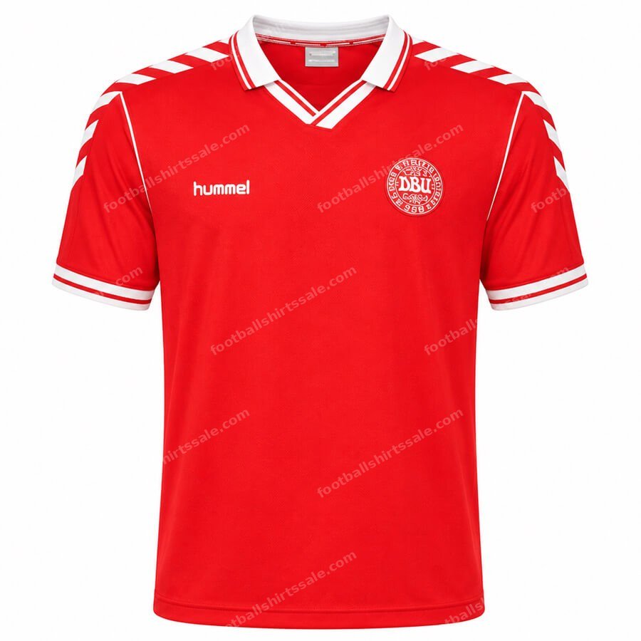 Denmark Retro Home Football Shirt 1998