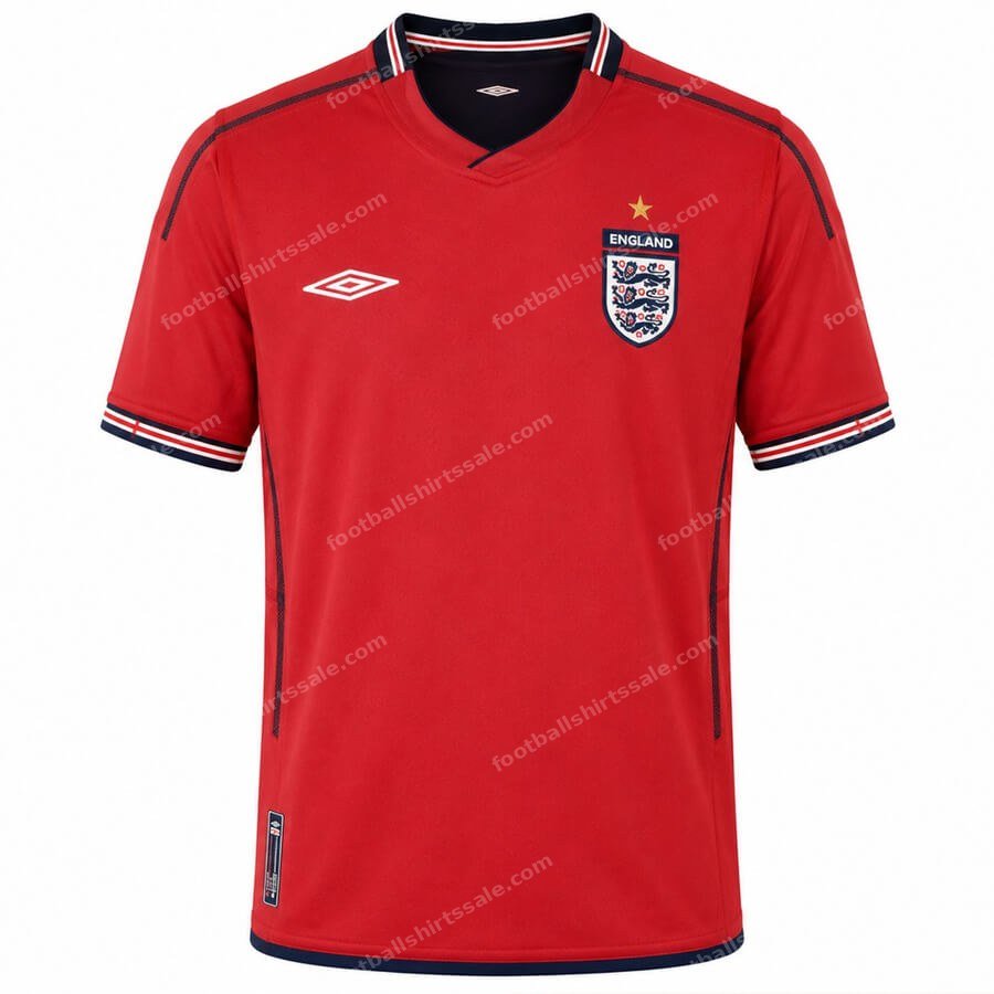 England Retro Away Football Shirt 2002