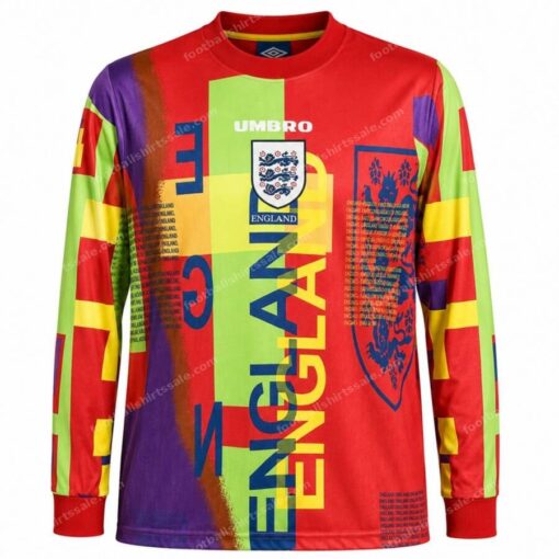 England Retro Goalkeeper Football Shirt 1996